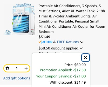 Air Cooler cart