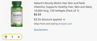 Natures Bounty Biotin