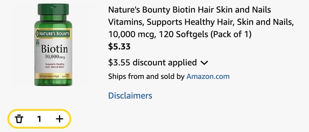 Natures Bounty Biotin