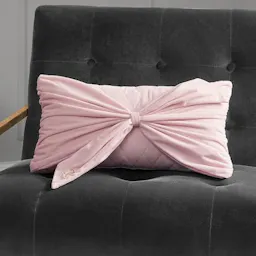 Juicy Couture Velvet Bow Pillow