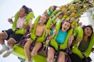 people on a ride at six flags