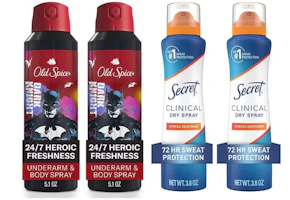 2 Secret + 2 Old Spice