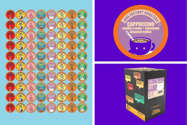 120 Java Factory Coffee Pods, Only $0.33 per Pod Shipped at QVC card image
