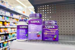 3 bottles of natrol sleep medication on a shelf