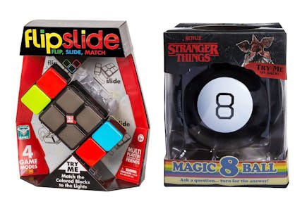 Magic 8 Ball + Flipside Toy