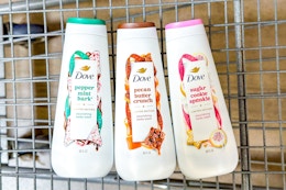 dove body wash in shopping cart