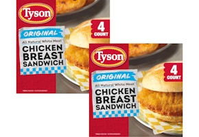 2 Tyson Chicken Sandwich Boxes