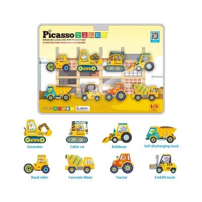 Magnetic Tile Building Blocks