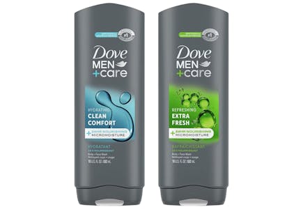 2 Dove Men+Care Body Washes