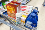 walgreens groceries in shopping cart