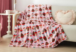 New $10 Valentine's Day Blankets at Walmart card image