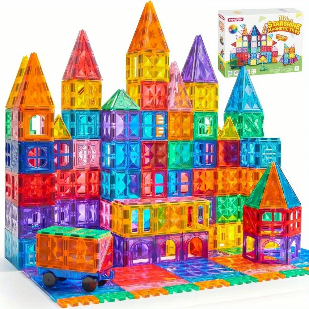 Magnetic Building Tile Set