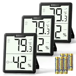Digital Hygrometer 3-Pack