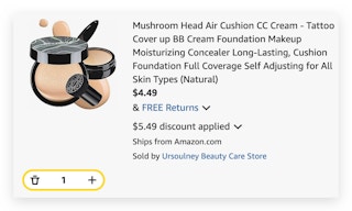 Mushroom Head Air Cushion CC Cream