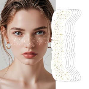 Glitter Freckles Face Tattoos