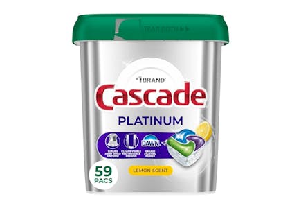 Cascade Platinum Dishwasher Pods