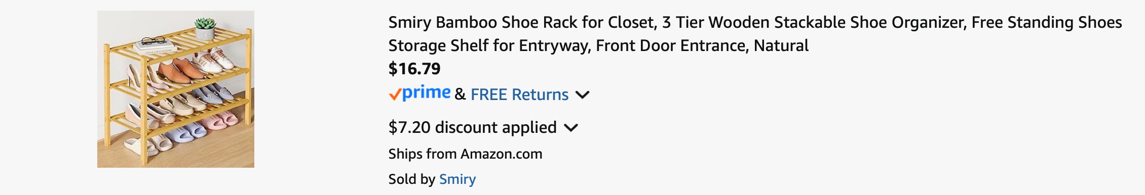 Amazon Bamboo Shoe Rack 2025
