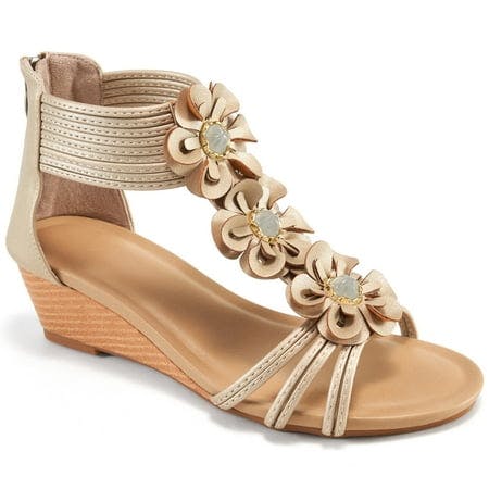 Women's Floral Wedge Sandals