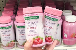 Nature's Bounty Hair, Skin & Nails Gummies, as Low as $5.92 on Amazon card image