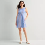 Women's Crew Neck A-Line Dress