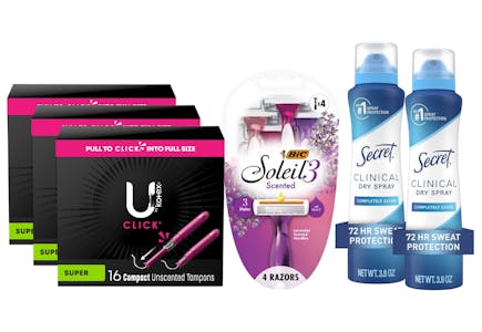 6 Personal Care Items