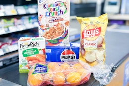 kroger matchup groceries on register belt