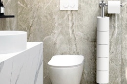 Wall-Mounted Toilet Paper Storage, Just $7.99 on Amazon card image