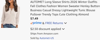 amazon-womens-long-sleeve-cart