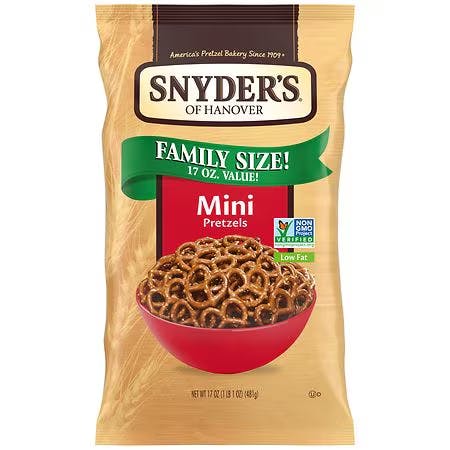 2 Snyder's Pretzel Bags