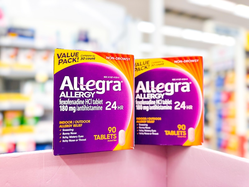 allegra walgreens box