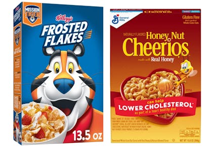 Kellogg's or General Mills Cereal