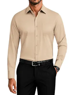 COOFANDY Men's Button-Up Shirt