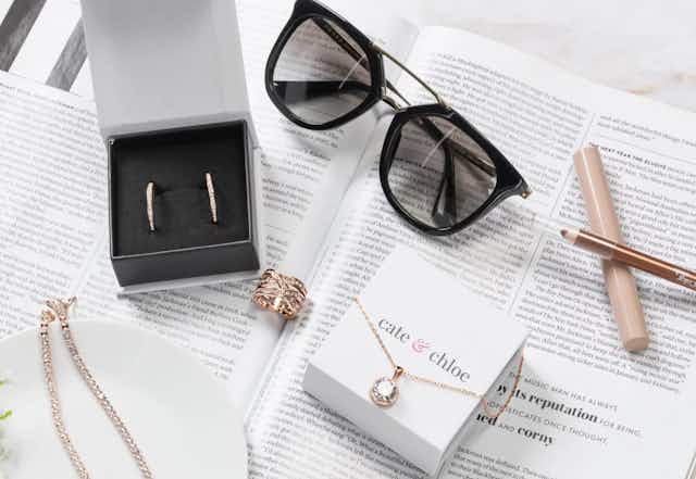 Cate & Chloe Jewelry, Over 80% Off at Walmart: $17 Earrings, $22 Bracelets card image