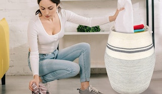 Laundry Hamper 25.6" Height Wicker