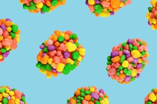 Nerd Clusters: Photo of individual candy (side by side)