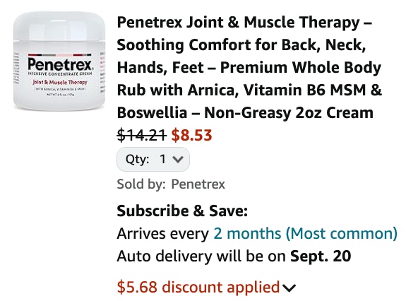 Penetrex Cart