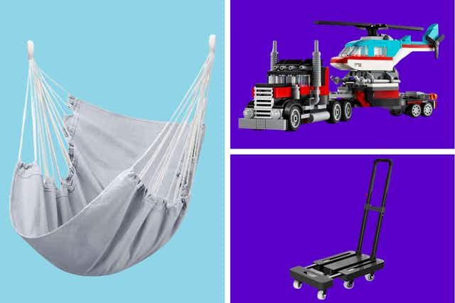 Score Walmart Rollbacks: $15 Hammock Swing, $16 Lego Sets, and More card image