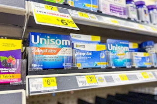 dollar general unisom on shelf