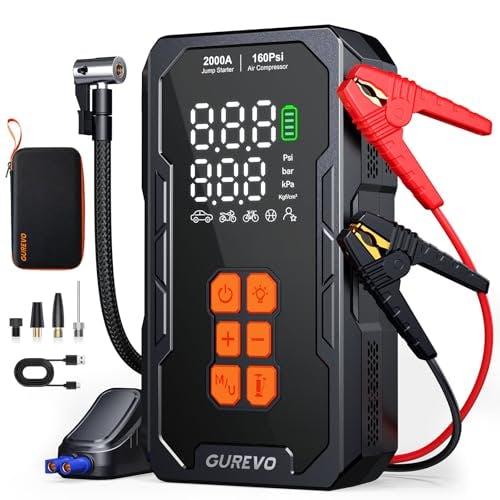 Jump Starter With Air Compressor