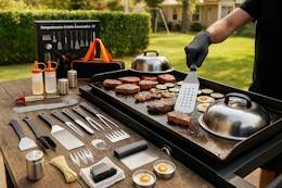 Ends Today: Popular 140-Piece Griddle Accessories Kit, Now $36 at Walmart card image