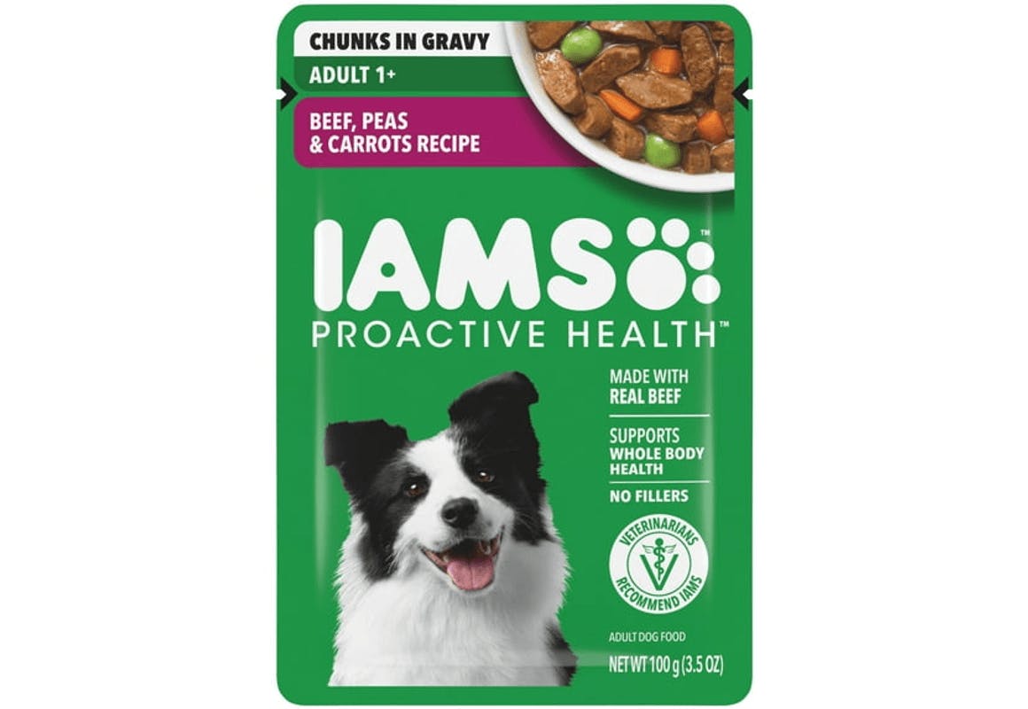 2 IAMS Proactive Health Dog Pouches