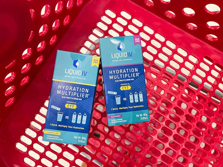 9 Boxes of Liquid I.V. Packs for 19 at Target (2.11 per Box) The