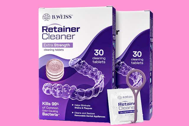 Retainer and Aligner Cleaner Tablets 60-Pack, as Low as $8.47 on Amazon card image