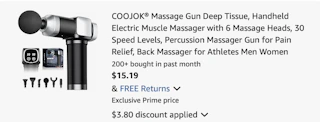 massage gun Amazon receipt