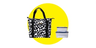 lunch tote with containers