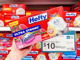 Hefty 50-Count Kitchen Trash Bags, Only $6.05 With Target Circle card image