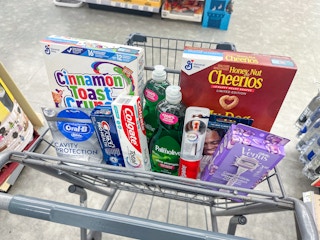 colgate crest oral-b palmolive gillette venus general mills cereal in walgreens cart