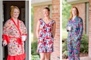 walmart pioneer woman sleepwear collage