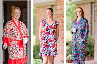 walmart pioneer woman sleepwear collage