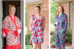 walmart pioneer woman sleepwear collage